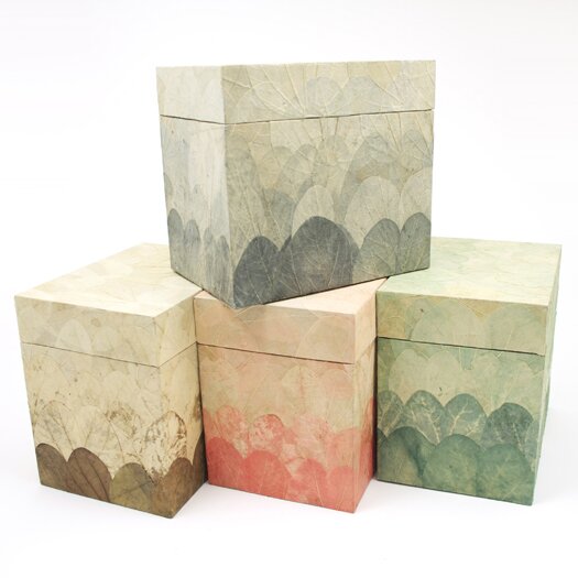 Rectangle Leaf Urn
